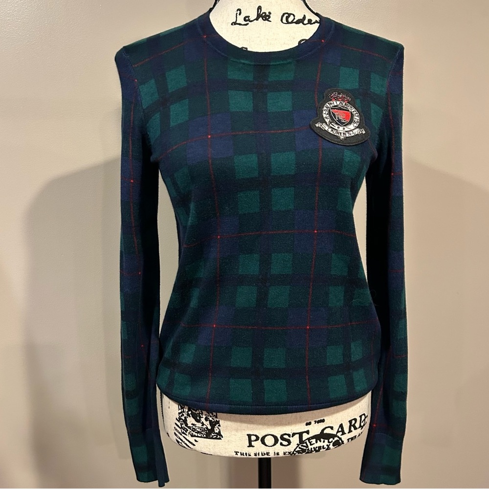 Lauren Ralph Lauren Plaid Crewneck Sweater